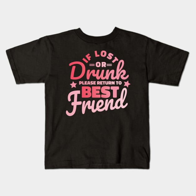 Lost or Drunk Kids T-Shirt by Safdesignx